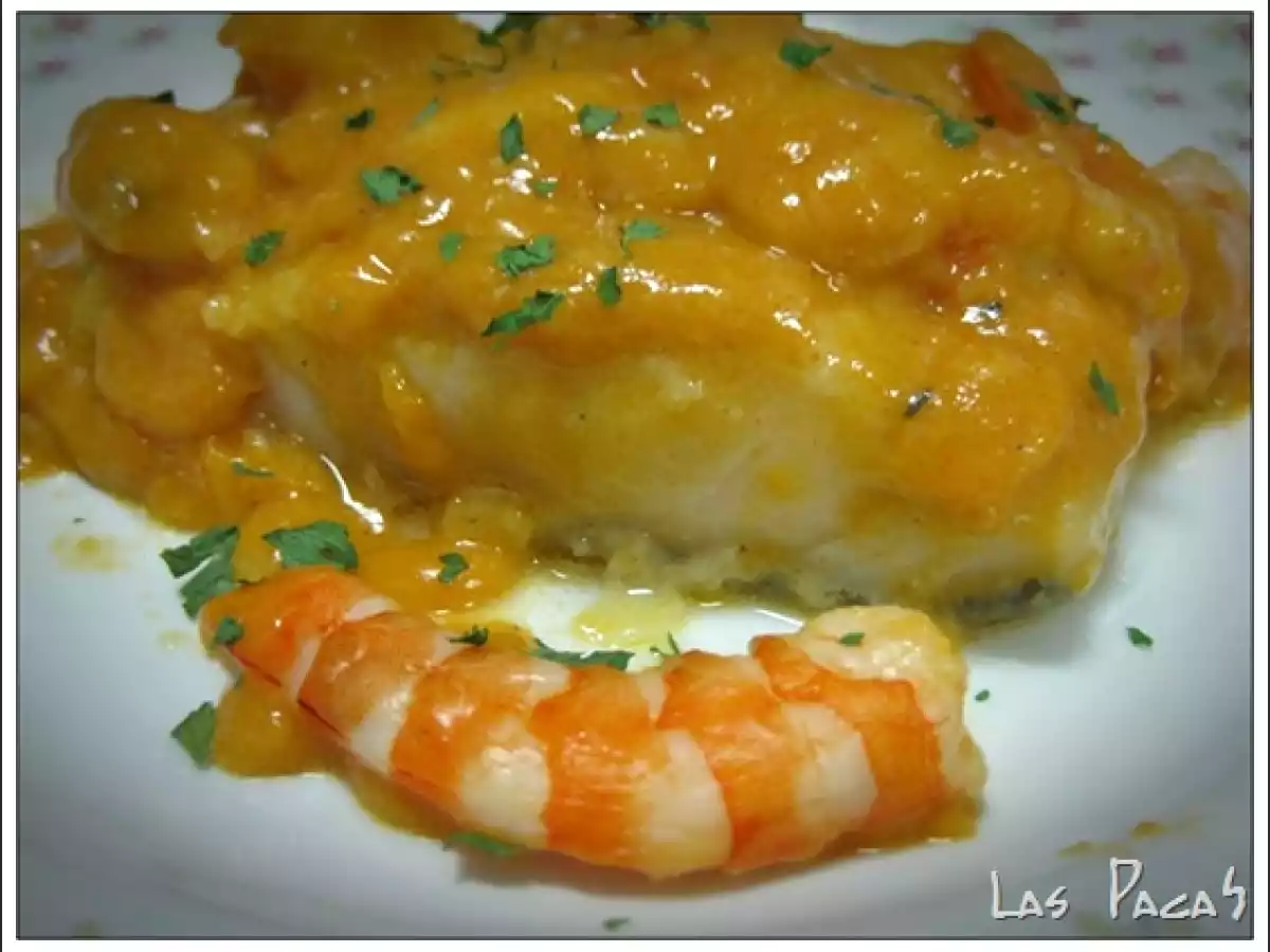 Bacalao con Langostinos (Thermomix)