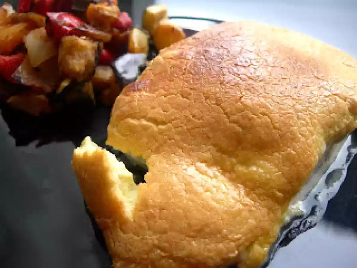 Bacalao con muselina de ajo. Paso a paso.