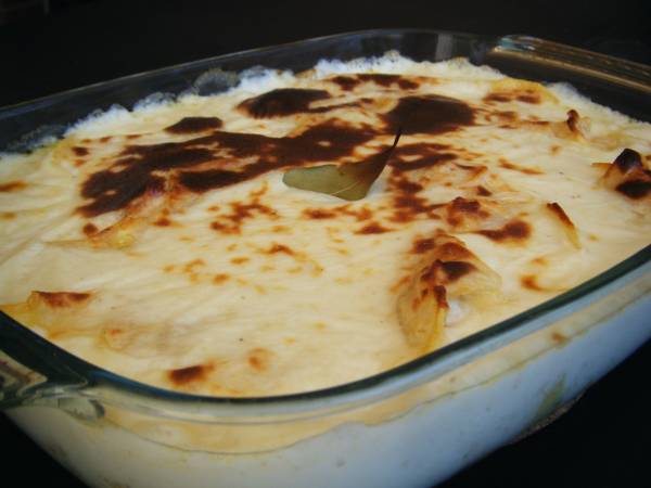 Bacalao con nata