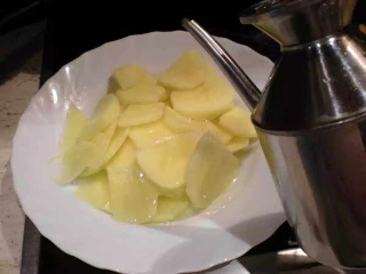 Bacalao con patatas al microondas - foto 3