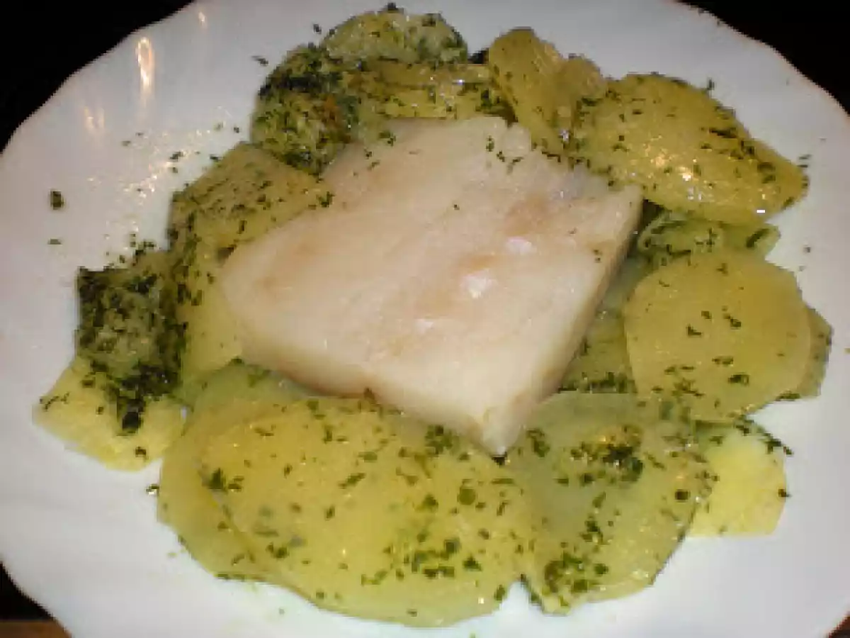 Bacalao con patatas al microondas - foto 6