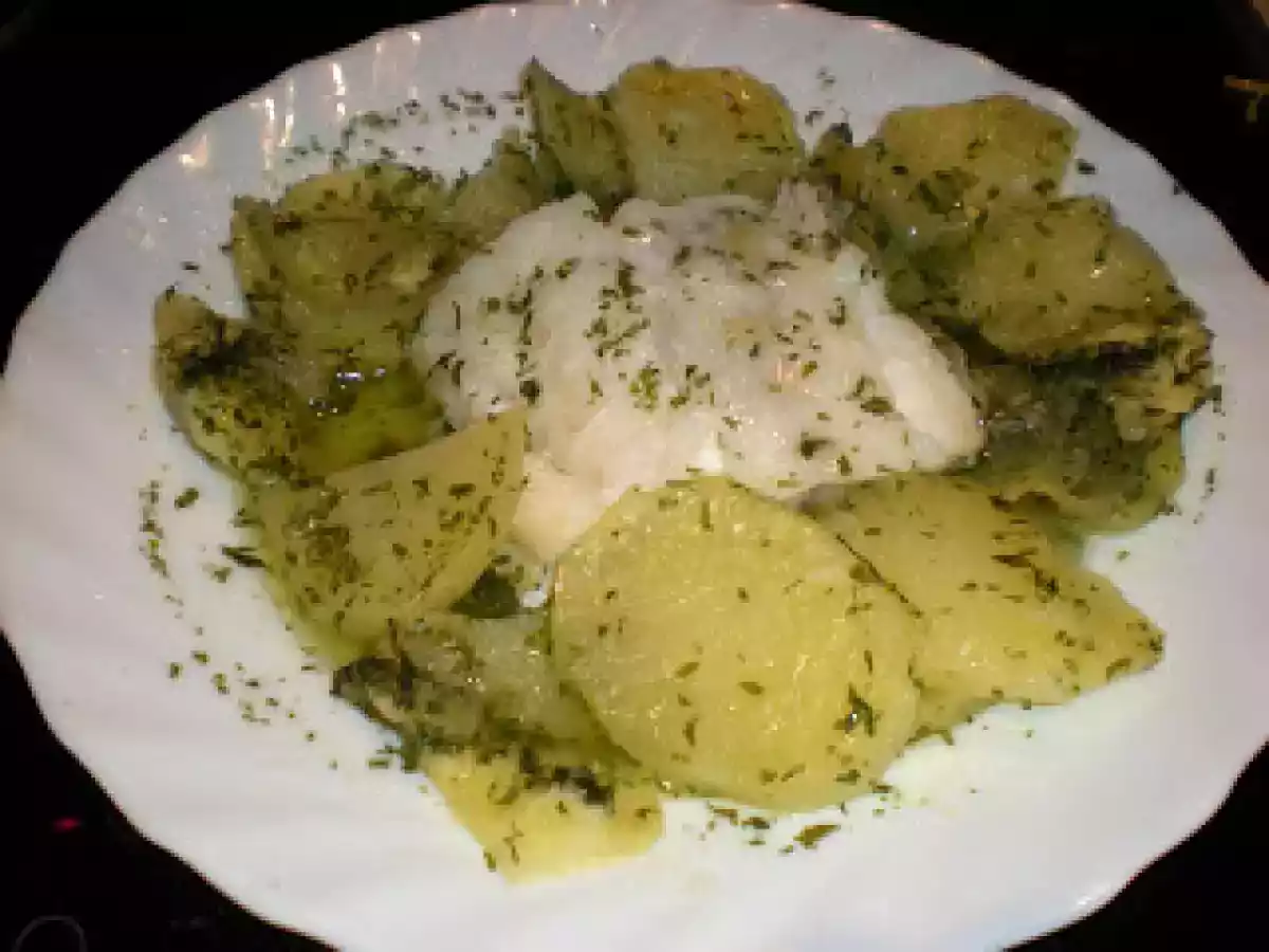 Bacalao con patatas al microondas - foto 7