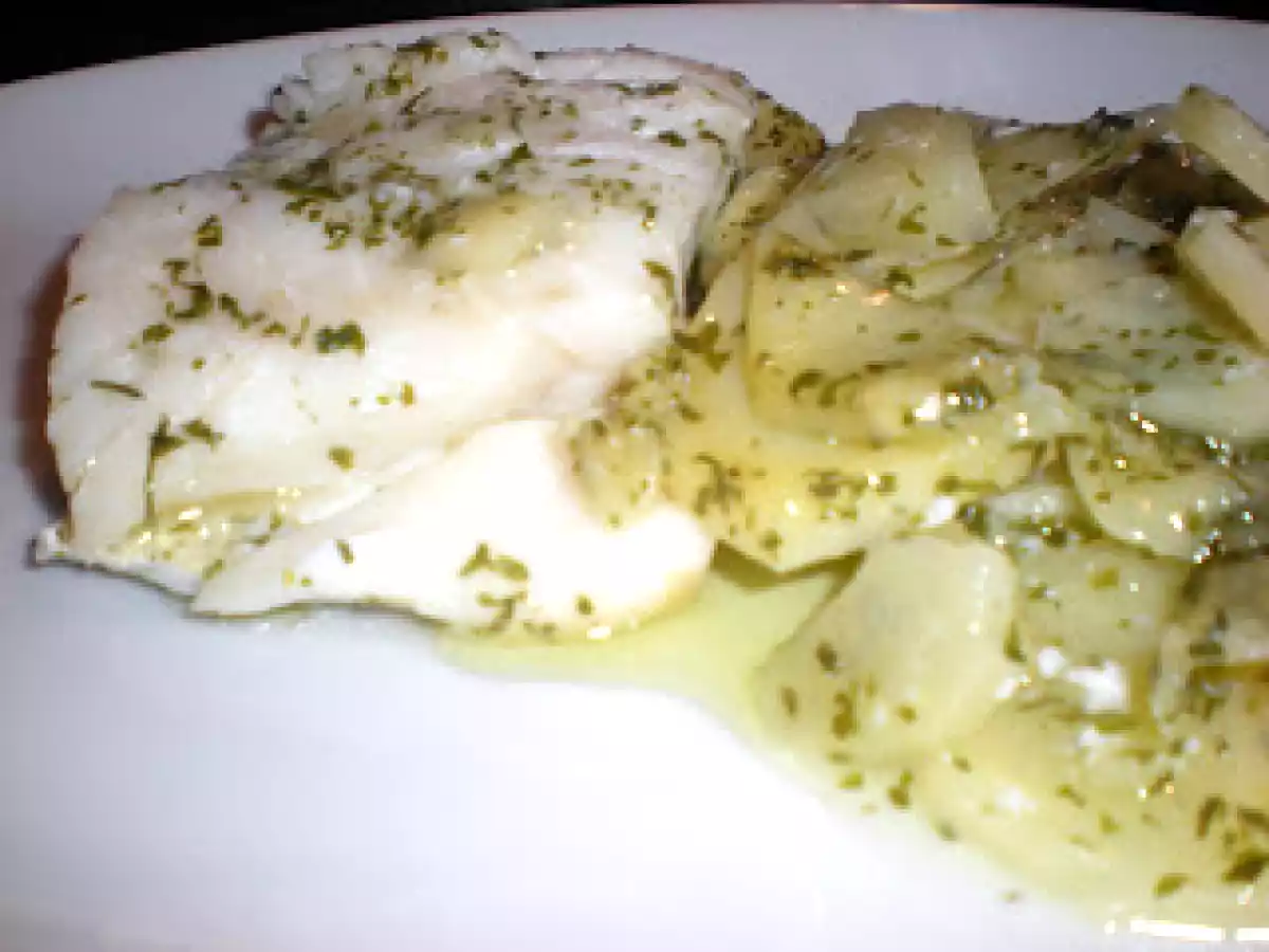 Bacalao con patatas al microondas - foto 8