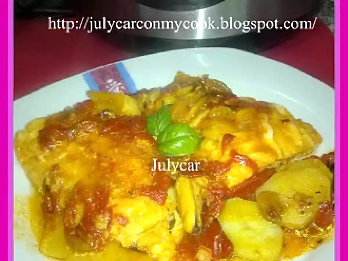 Bacalao con pimientos de piquillo y salsa de tomate olla GM D - foto 2