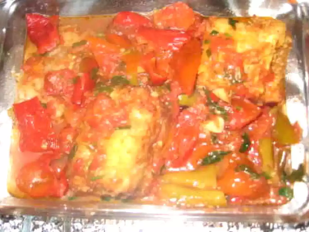 BACALAO CON PIMIENTOS ROJOS