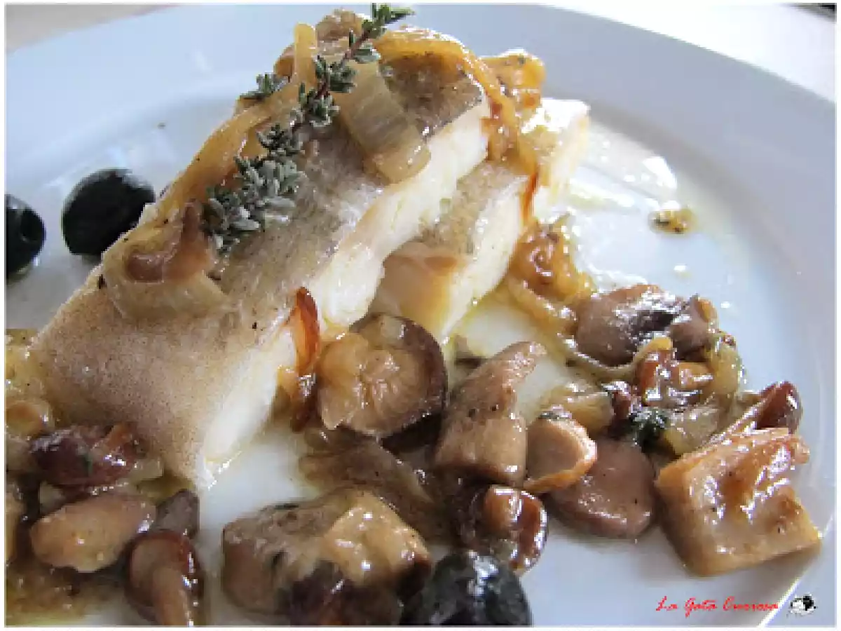 BACALAO CONFITADO CON SETAS Y TOMILLO - foto 4