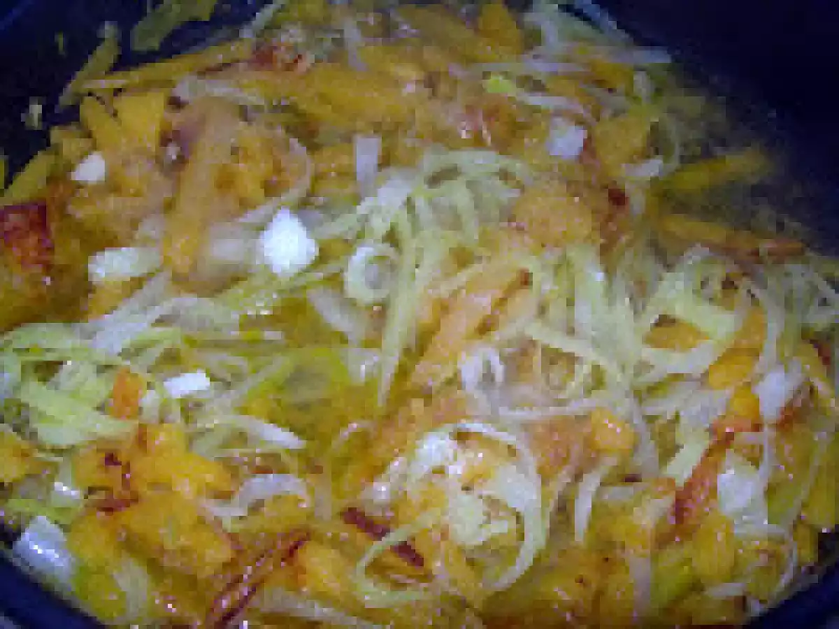 Bacalao confitado en aceite de jengibre y eneldo con calabaza. Paso a paso - foto 5