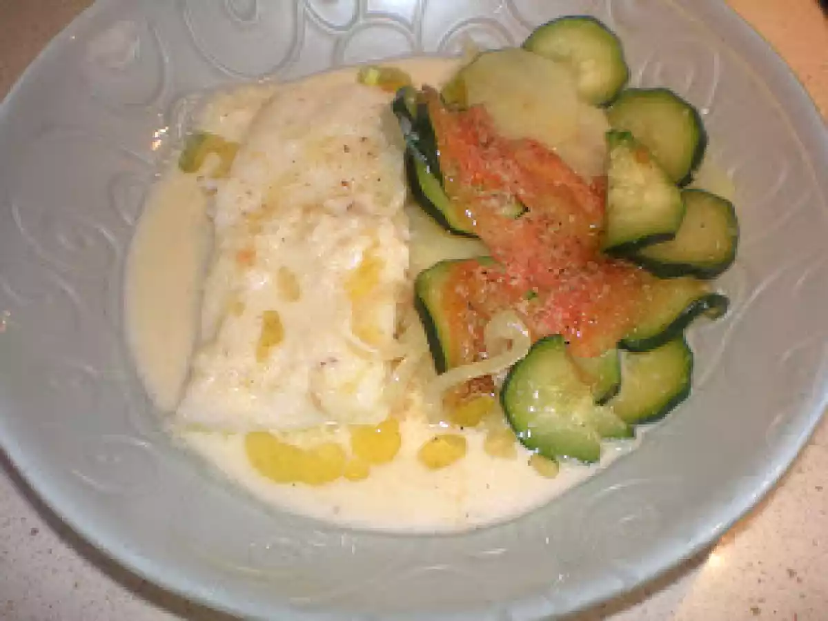 Bacalao en papillote con salsa de cava - foto 8