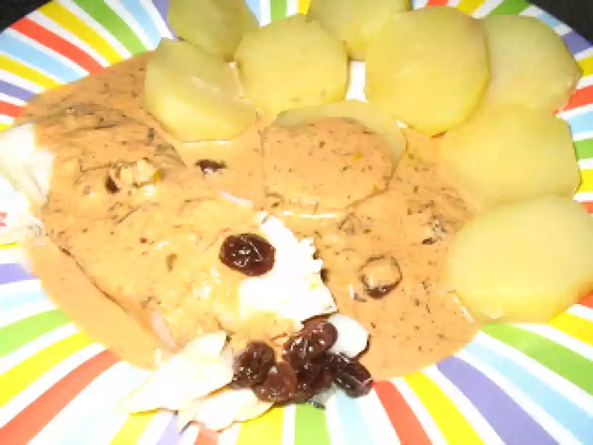 Bacalao en salsa de almendras