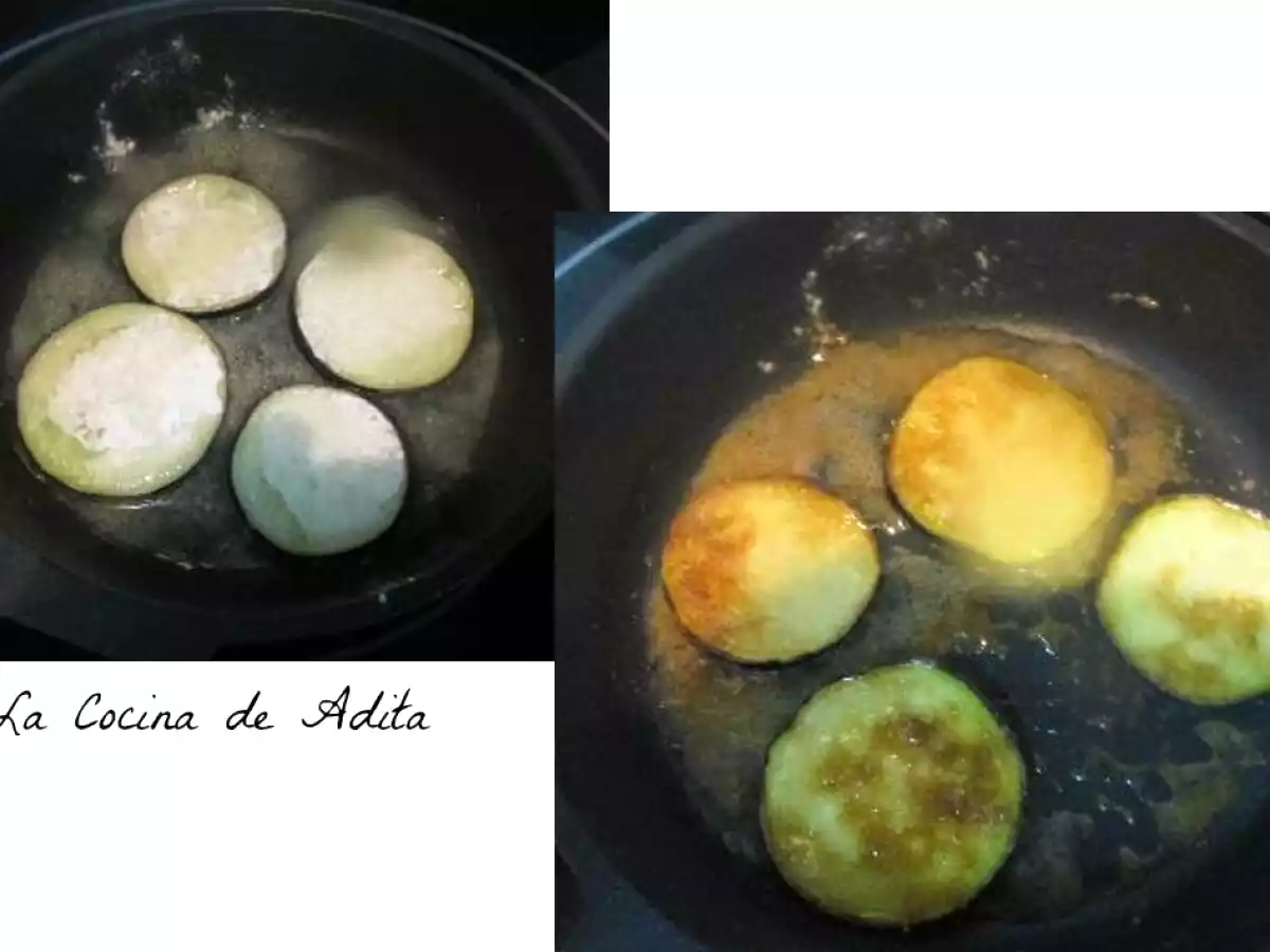 Bacalao en tempura con crujiente de berenjena - foto 2