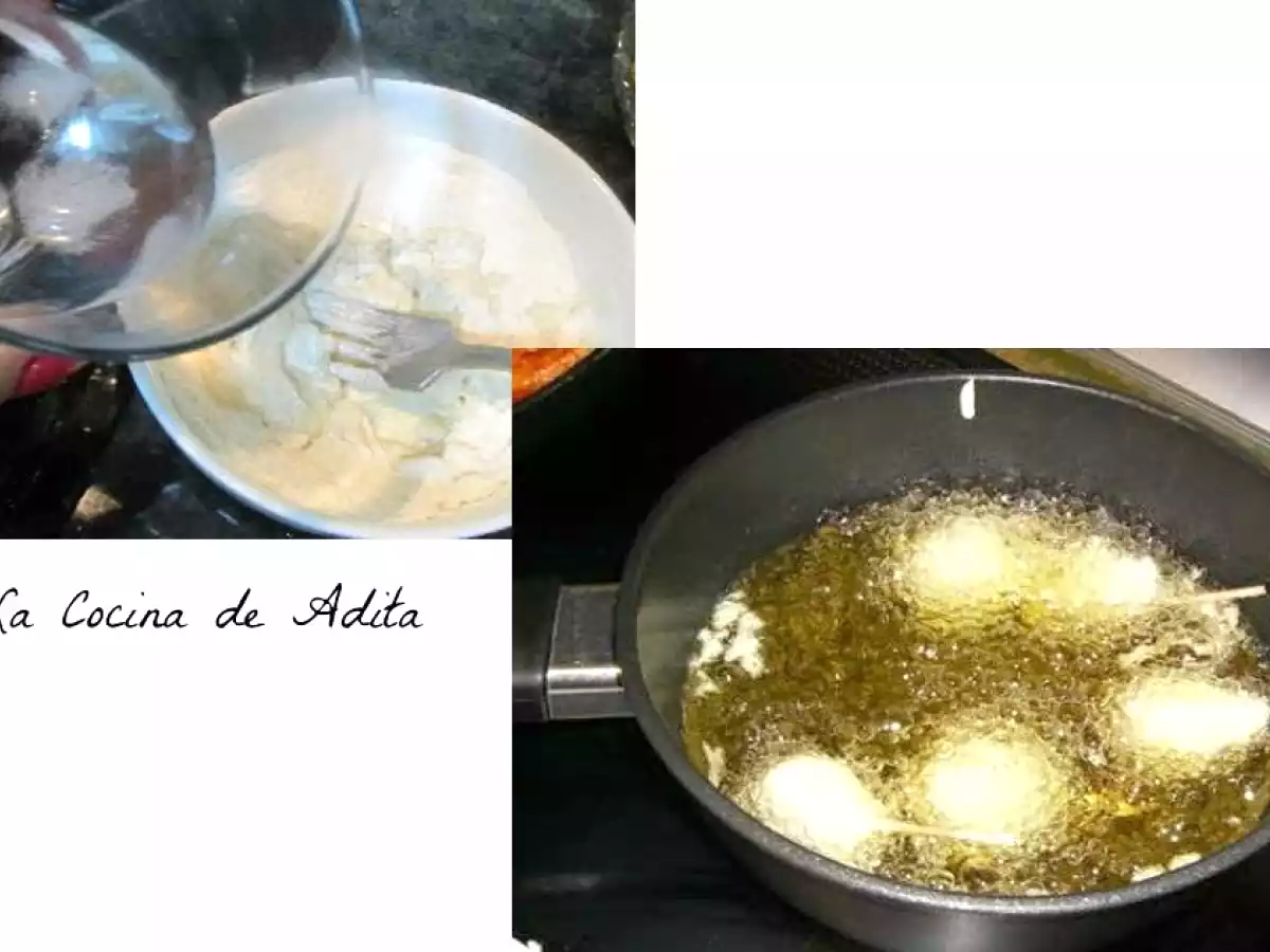 Bacalao en tempura con crujiente de berenjena - foto 3