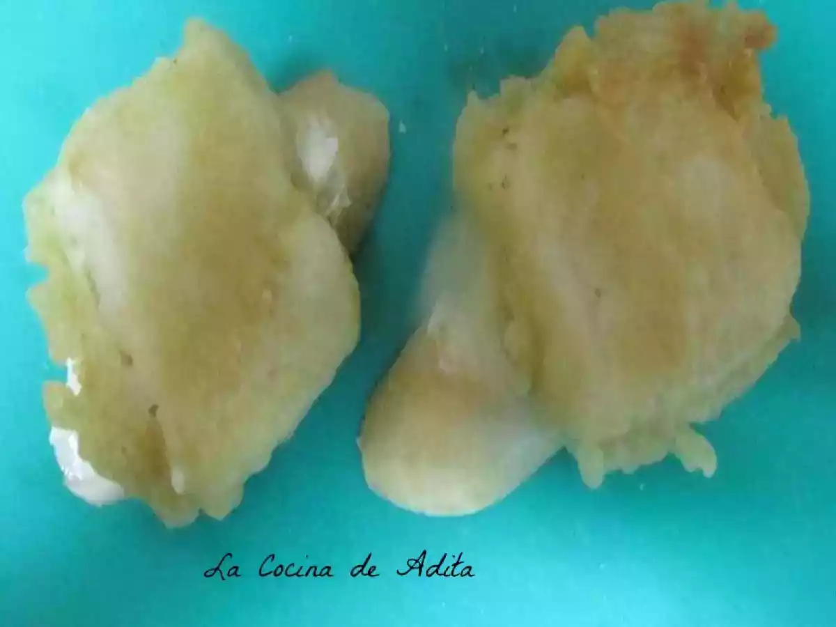 Bacalao en tempura con crujiente de berenjena - foto 6