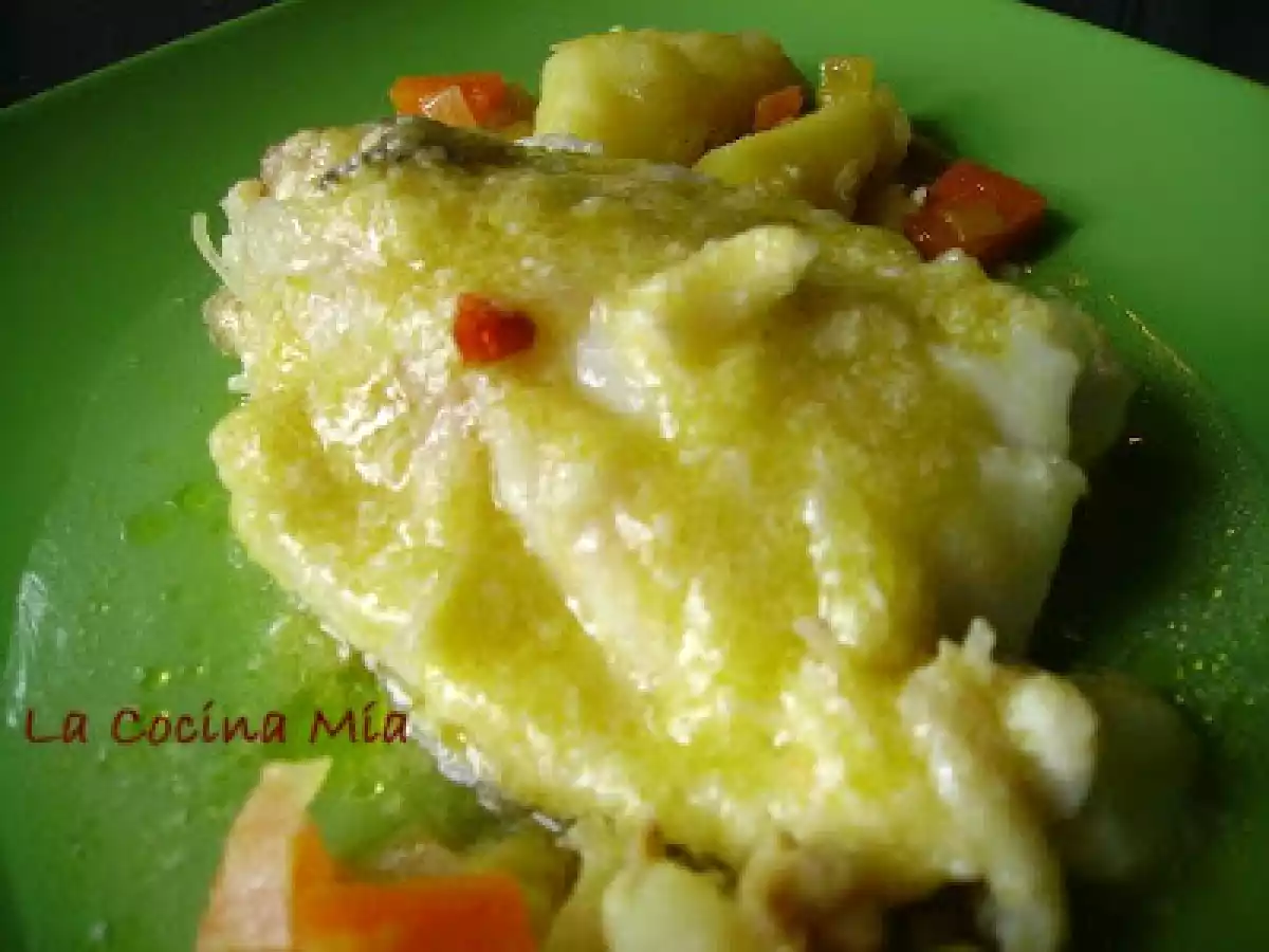Bacalao Fresco Confitado Con Porrusalda