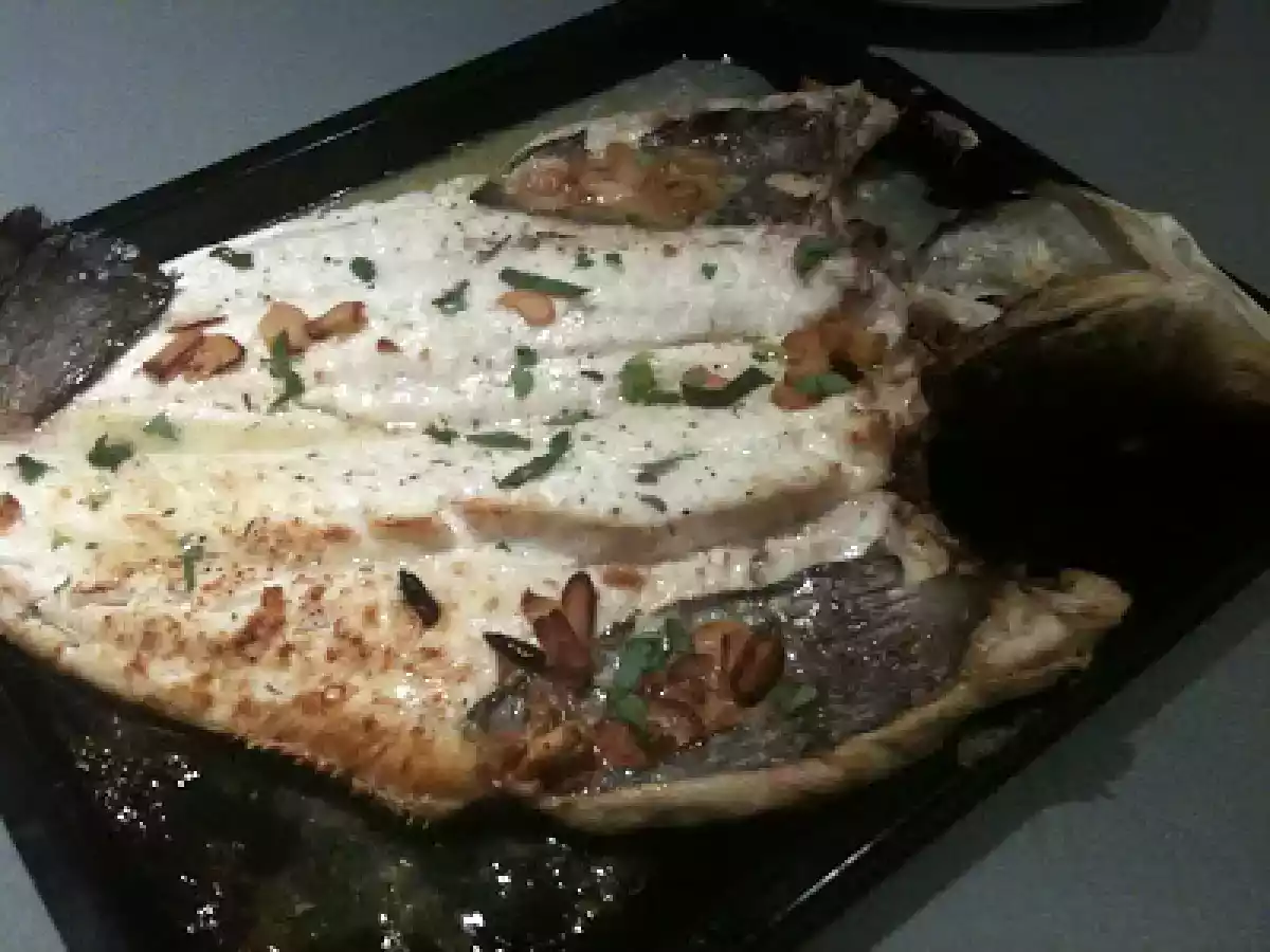 Bacalao fresco entero al estilo Mama