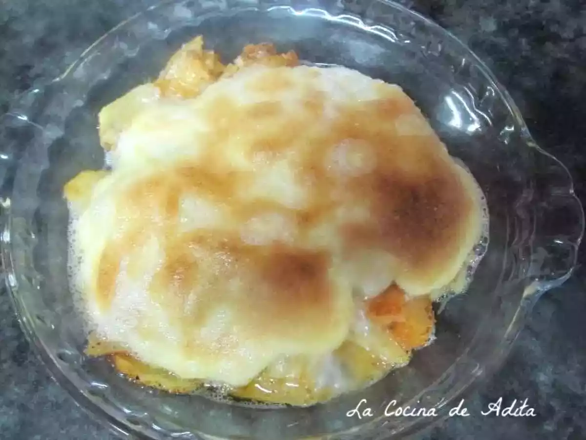 Bacalao gratinado, con cebolla caramelizada - foto 6