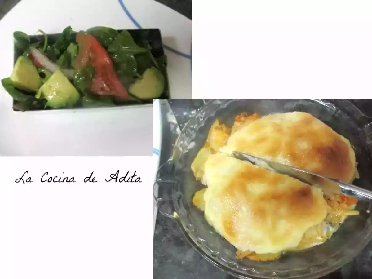 Bacalao gratinado, con cebolla caramelizada - foto 8