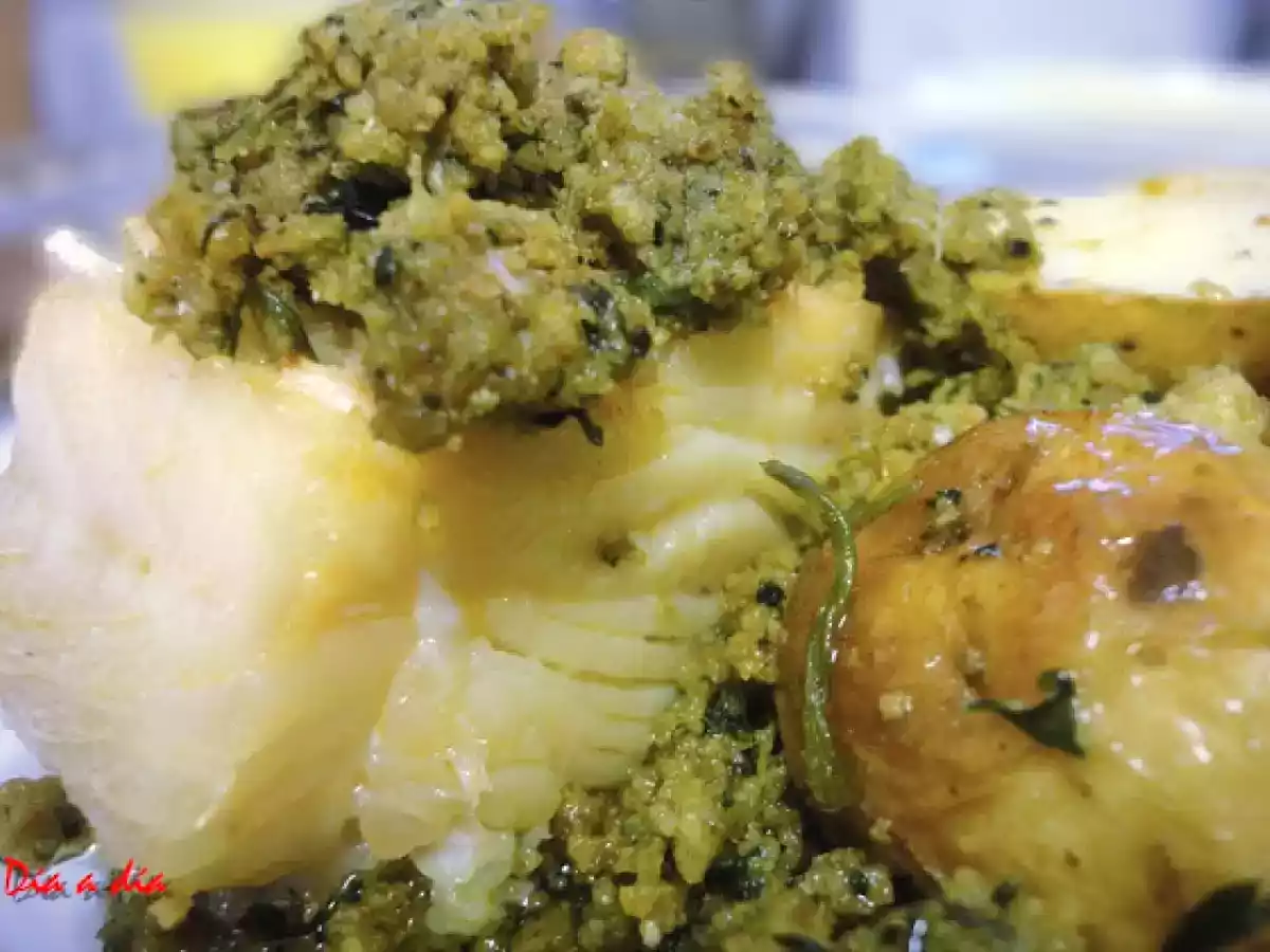 Bacalao Lagareiro con Migas de Grelos