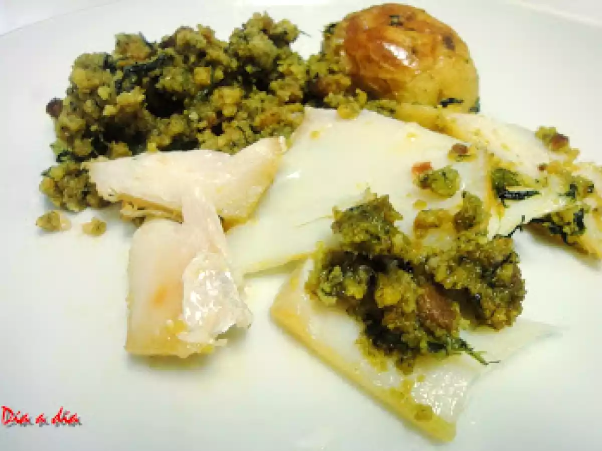 Bacalao Lagareiro con Migas de Grelos - foto 2
