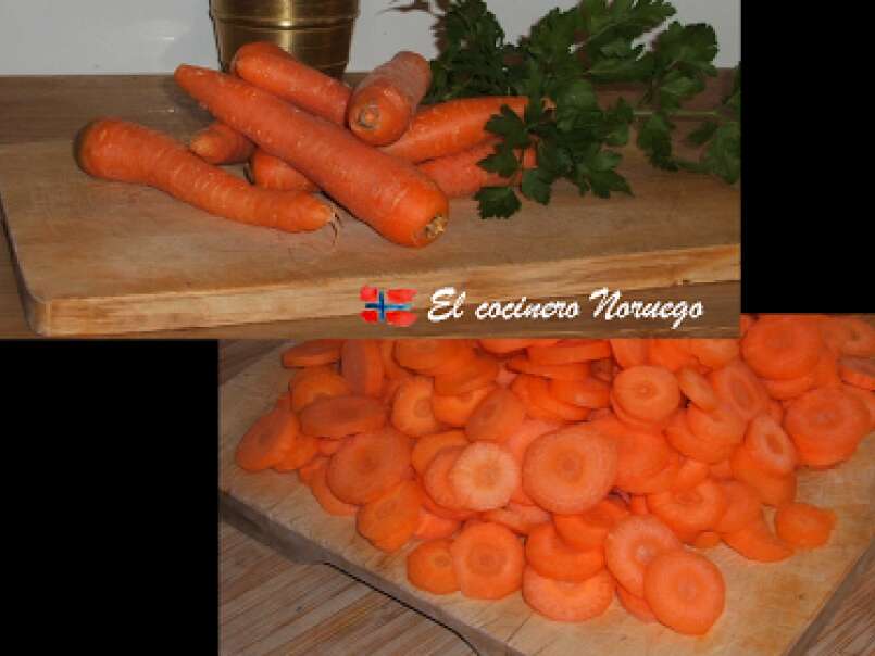 Bacalao Noruego con zanahorias en salsa blanca - foto 2