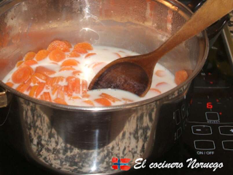 Bacalao Noruego con zanahorias en salsa blanca - foto 5