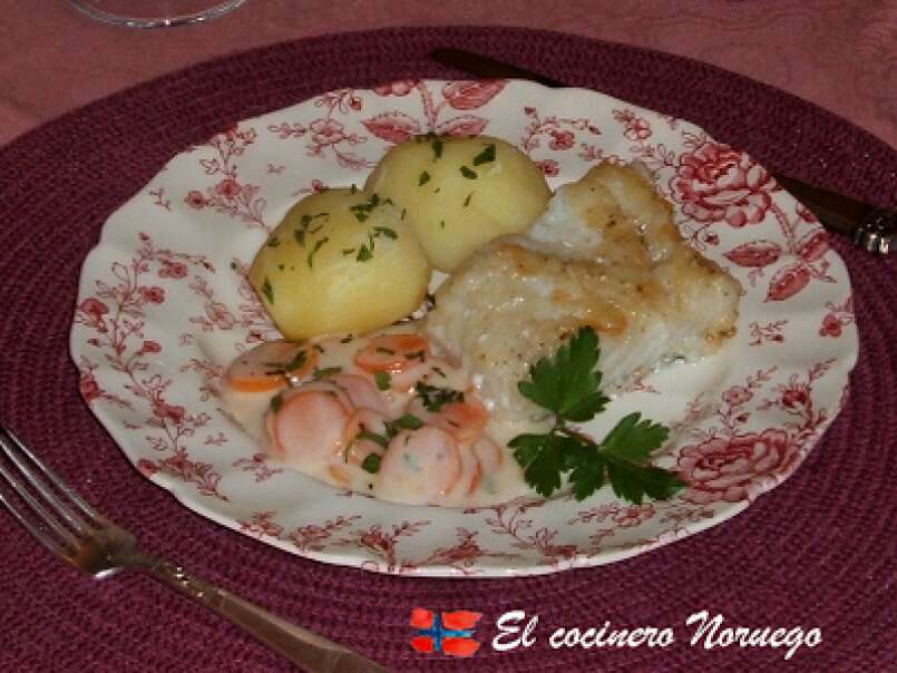 Bacalao Noruego con zanahorias en salsa blanca - foto 7