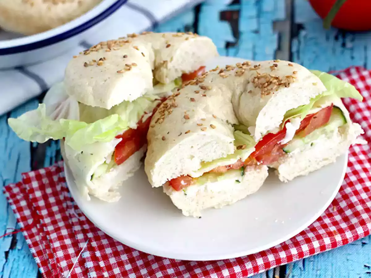 Bagel vegetariano - foto 2