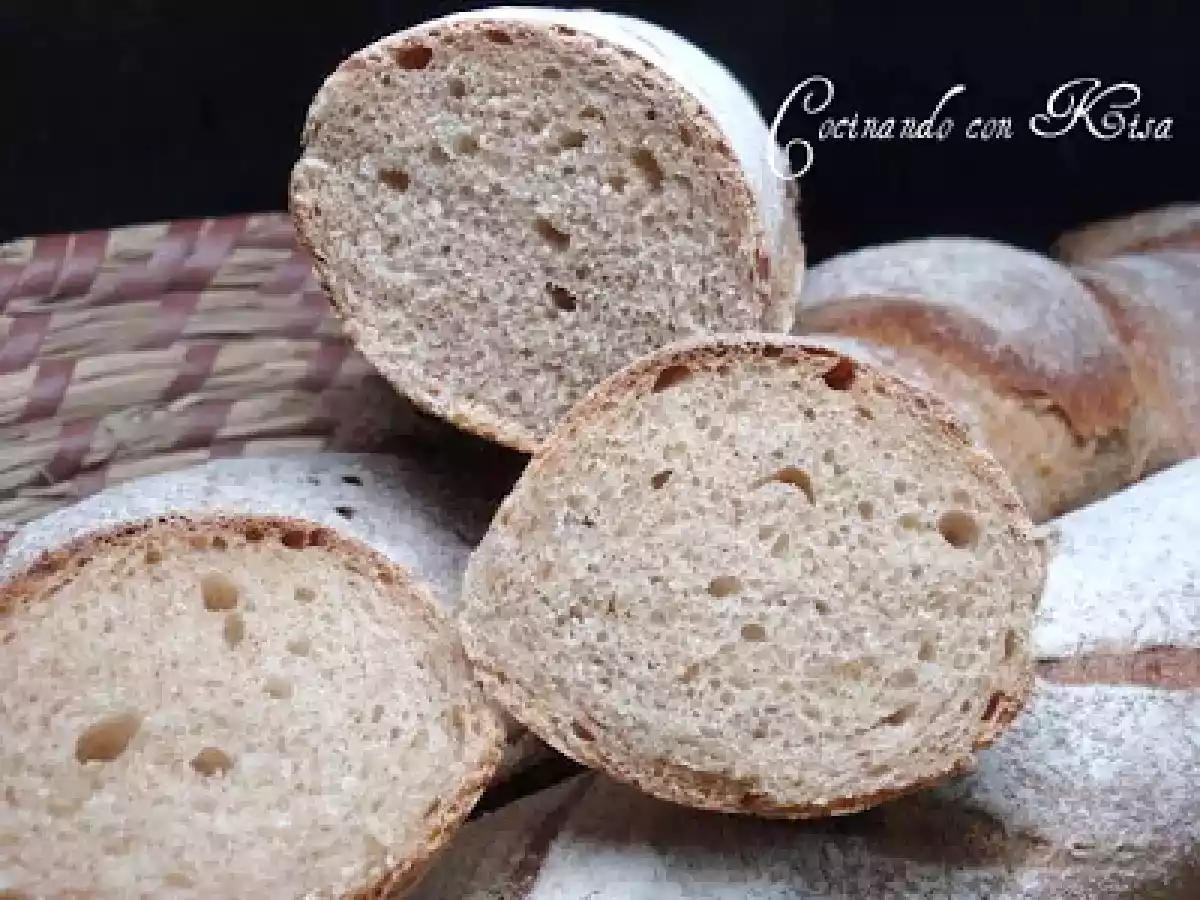 Baguettes integrales y espelta con masa madre San francisco - foto 3