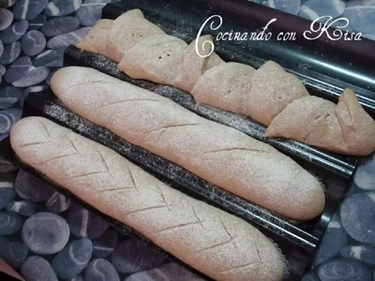 Baguettes integrales y espelta con masa madre San francisco - foto 7