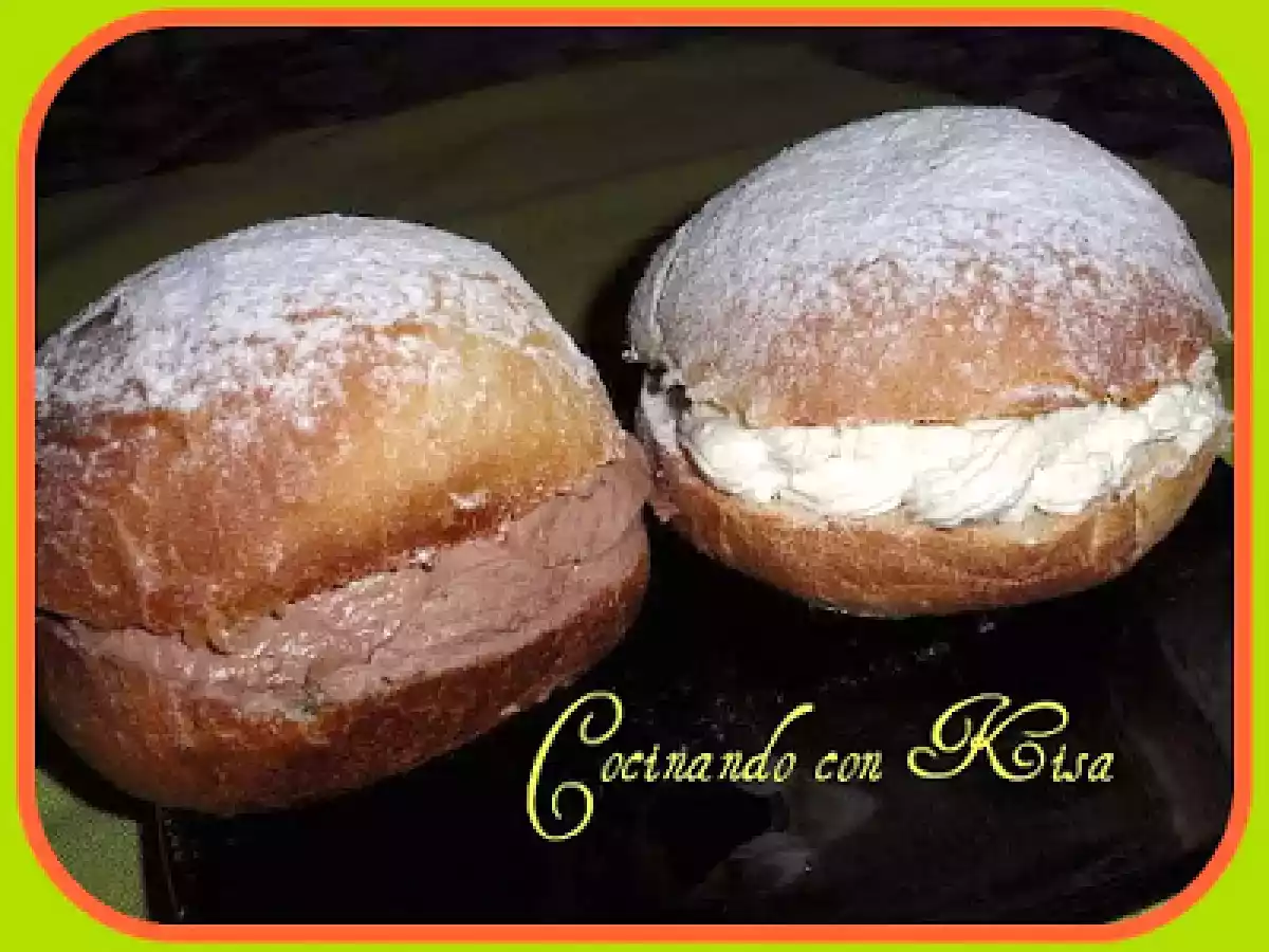 Bambas de Nata y Mousse de Chocolate (horno turbo convención)