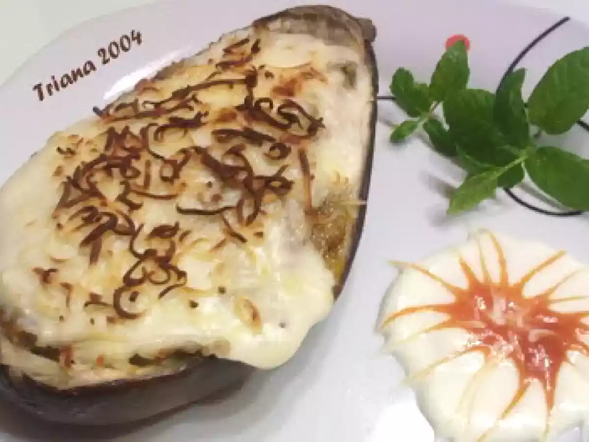 Barquitas de berenjenas rellenas