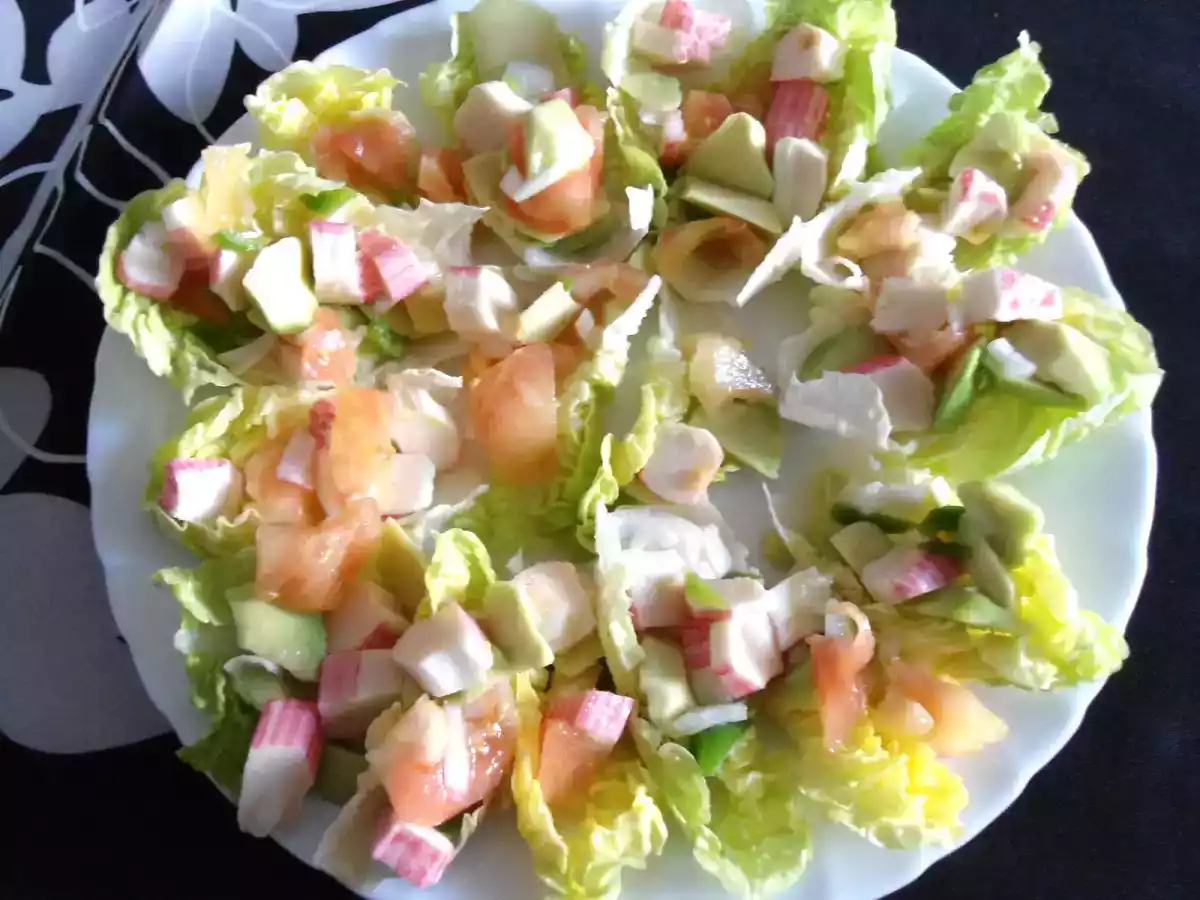 Barquitas de lechuga