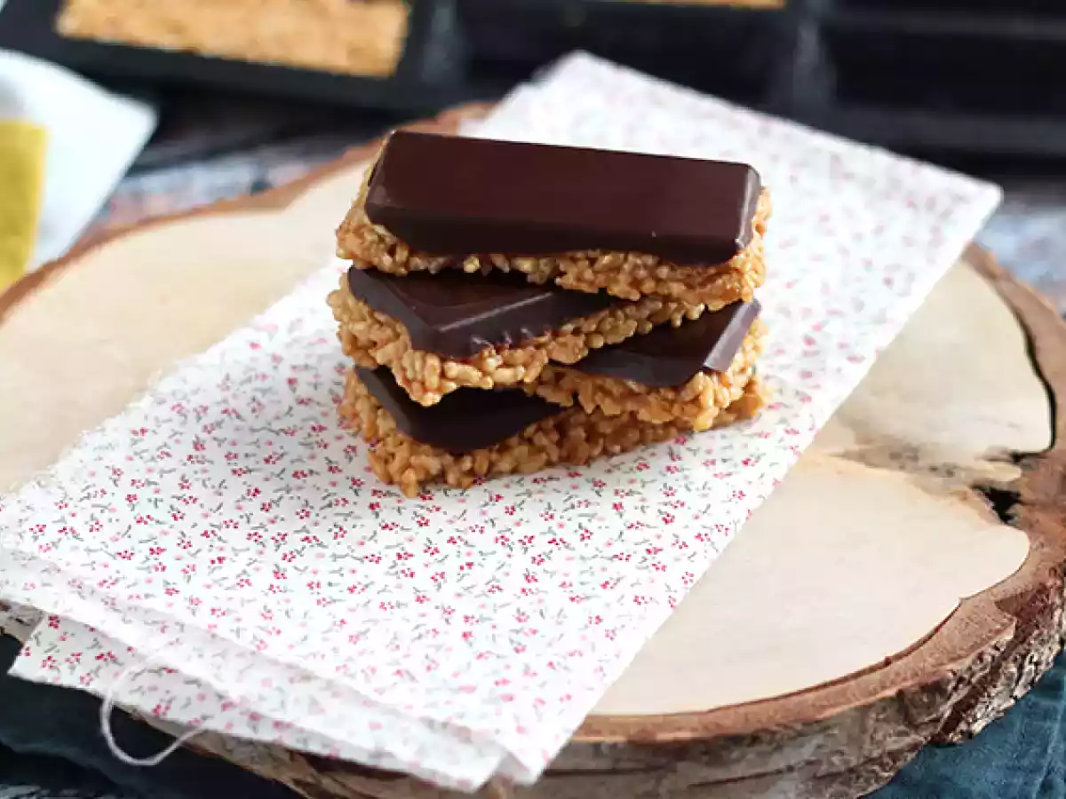 Barra de cereales de arroz inflado con cacahuete - foto 4