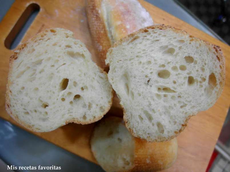 Barras de pan francés con masa madre, foto 2