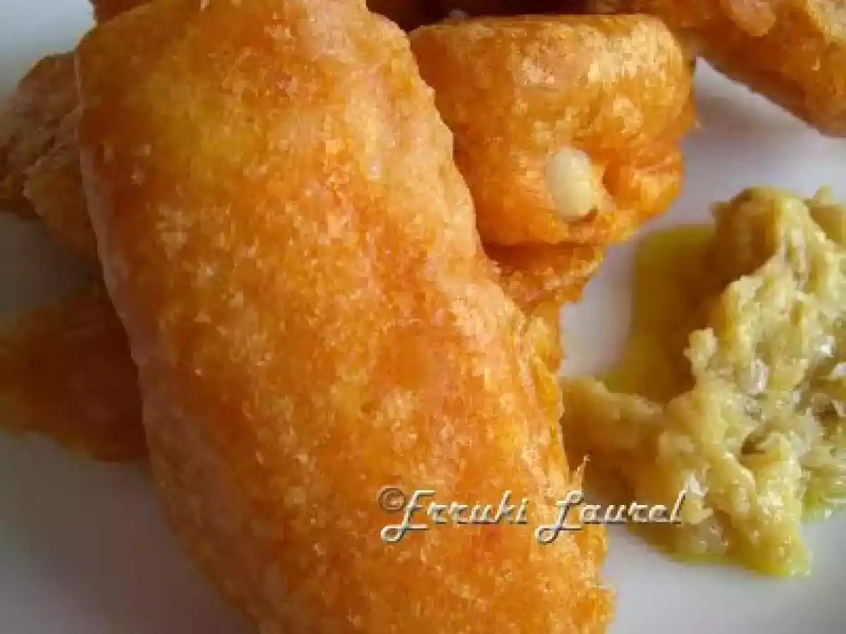 Barritas de bacalao en tempura de color - foto 2