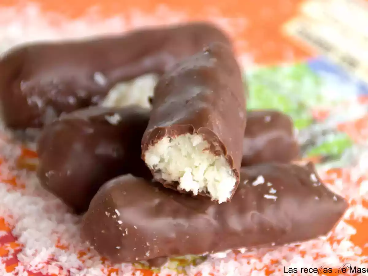 Barritas de coco (bounty casero)