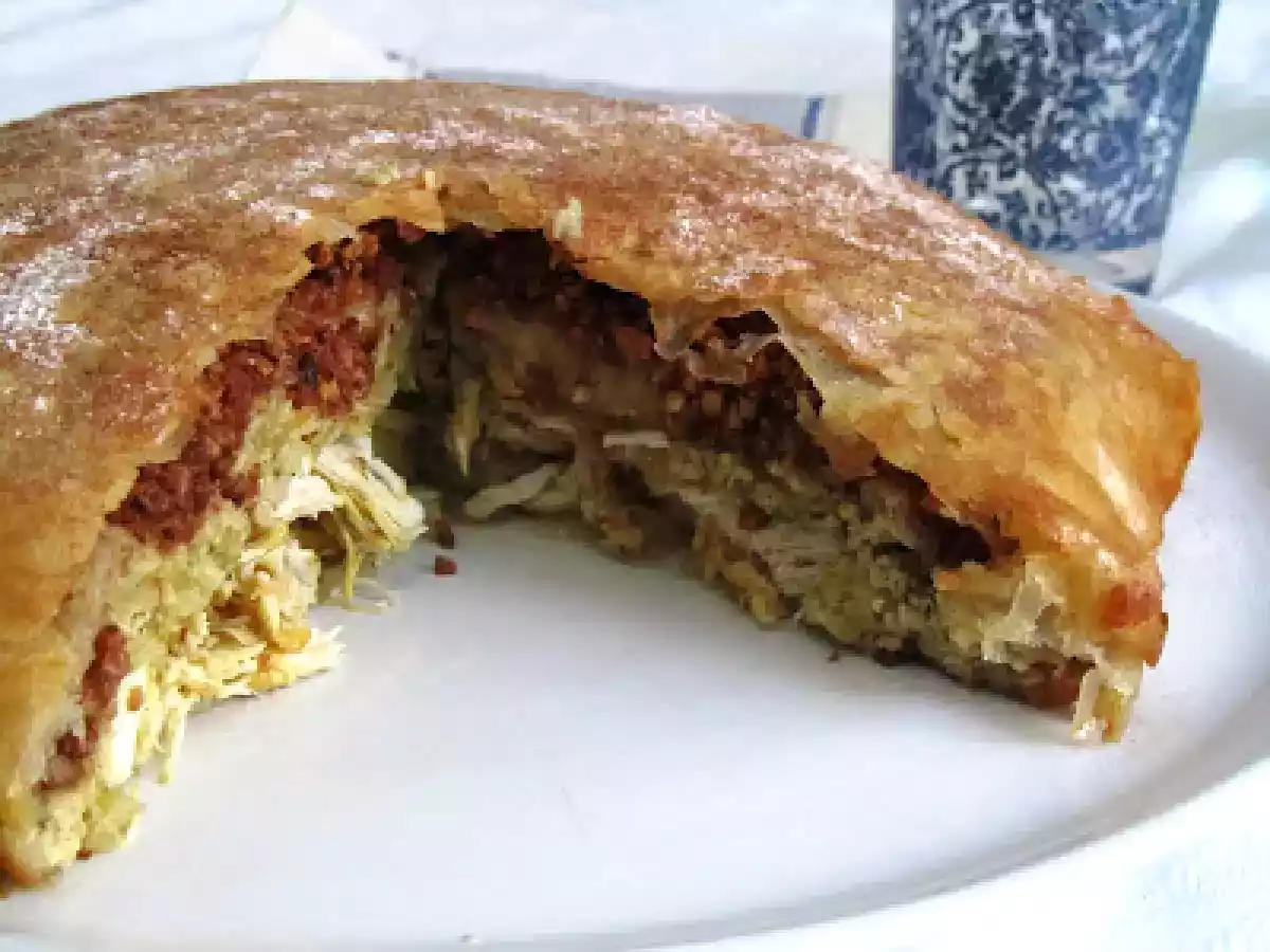 Bastila ó Pastela Marroquí de Pollo - foto 2