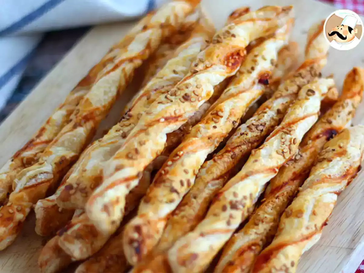 Bastones de hojaldre y sésamo - foto 2