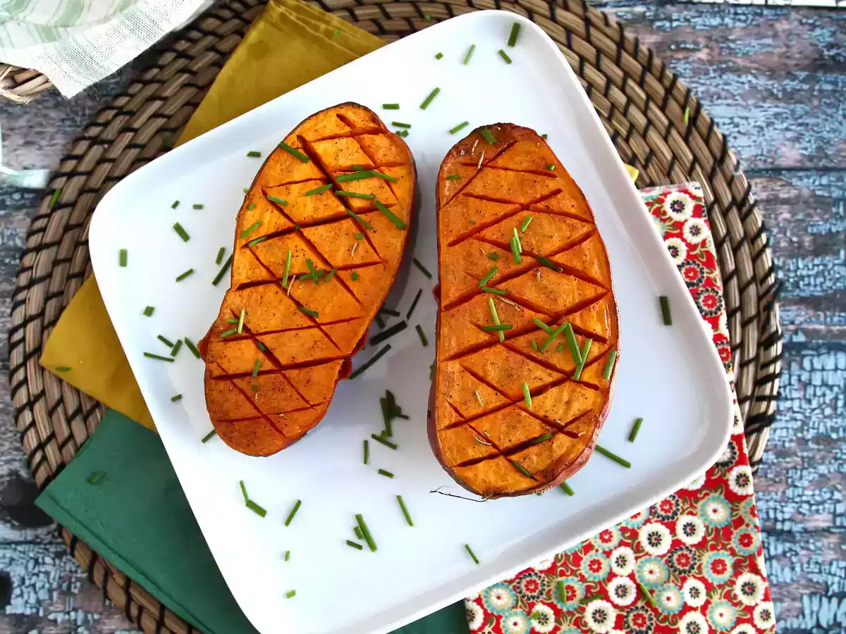 Batatas asadas al horno con salsa de yogur Skyr - foto 5