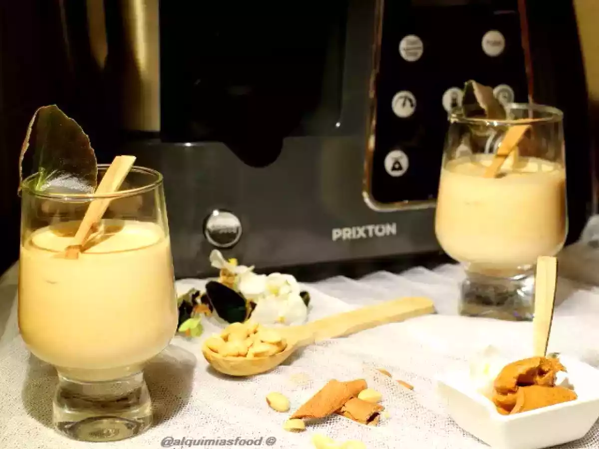 Batido con mantequilla de cacahuete, sin azúcar (con y sin robot de cocina)