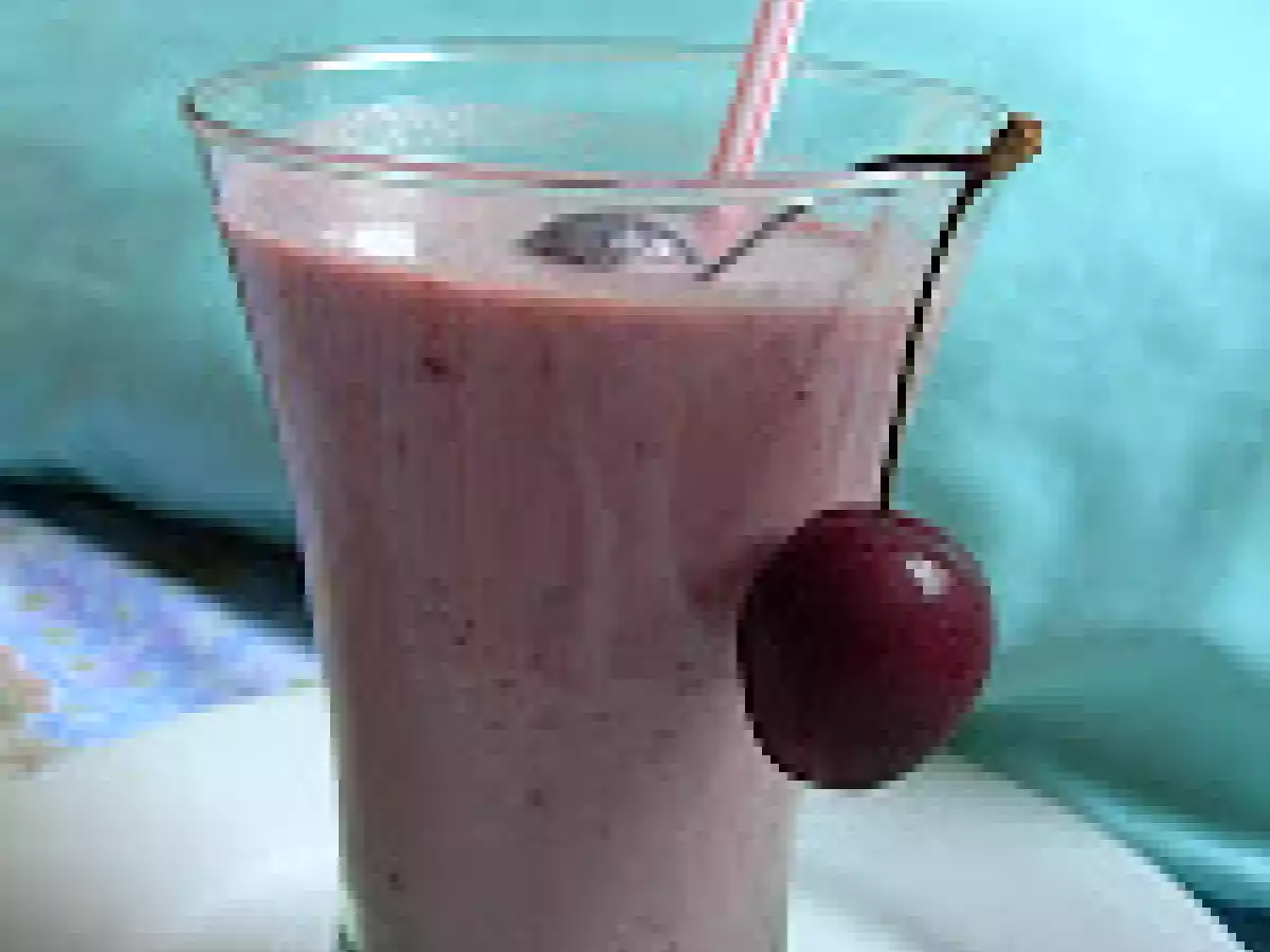 Batido de cerezas