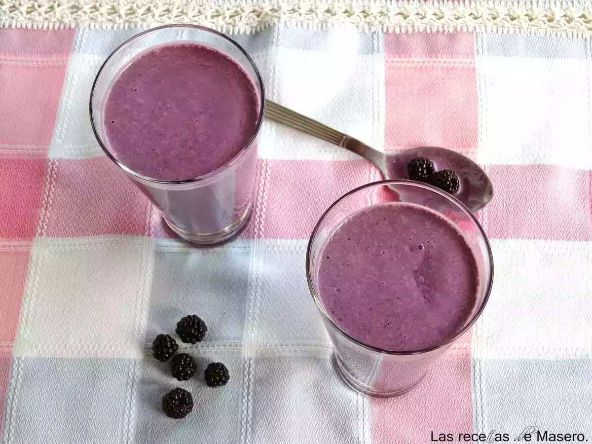 Batido de moras