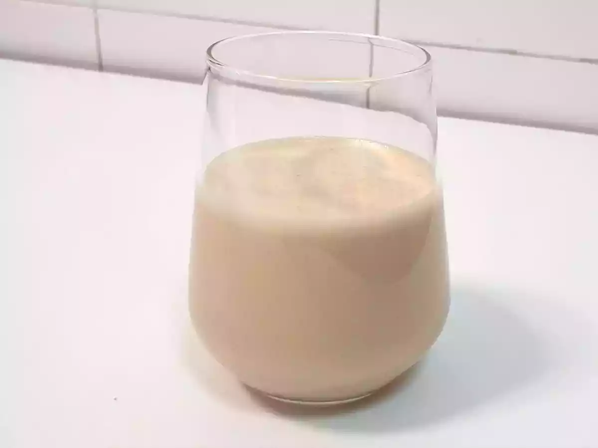 Batido de turrón