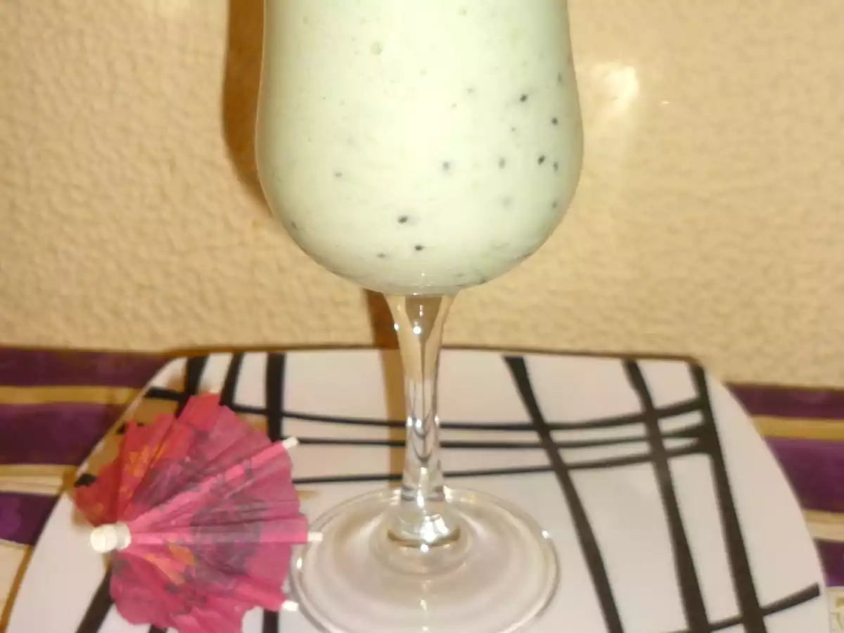 Batido Rico en Fibra. Batido de Kiwi.