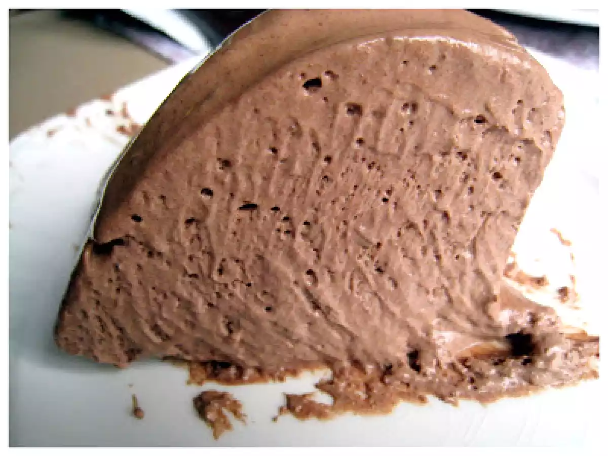 Bavarois de chocolate sin azúcar - foto 4