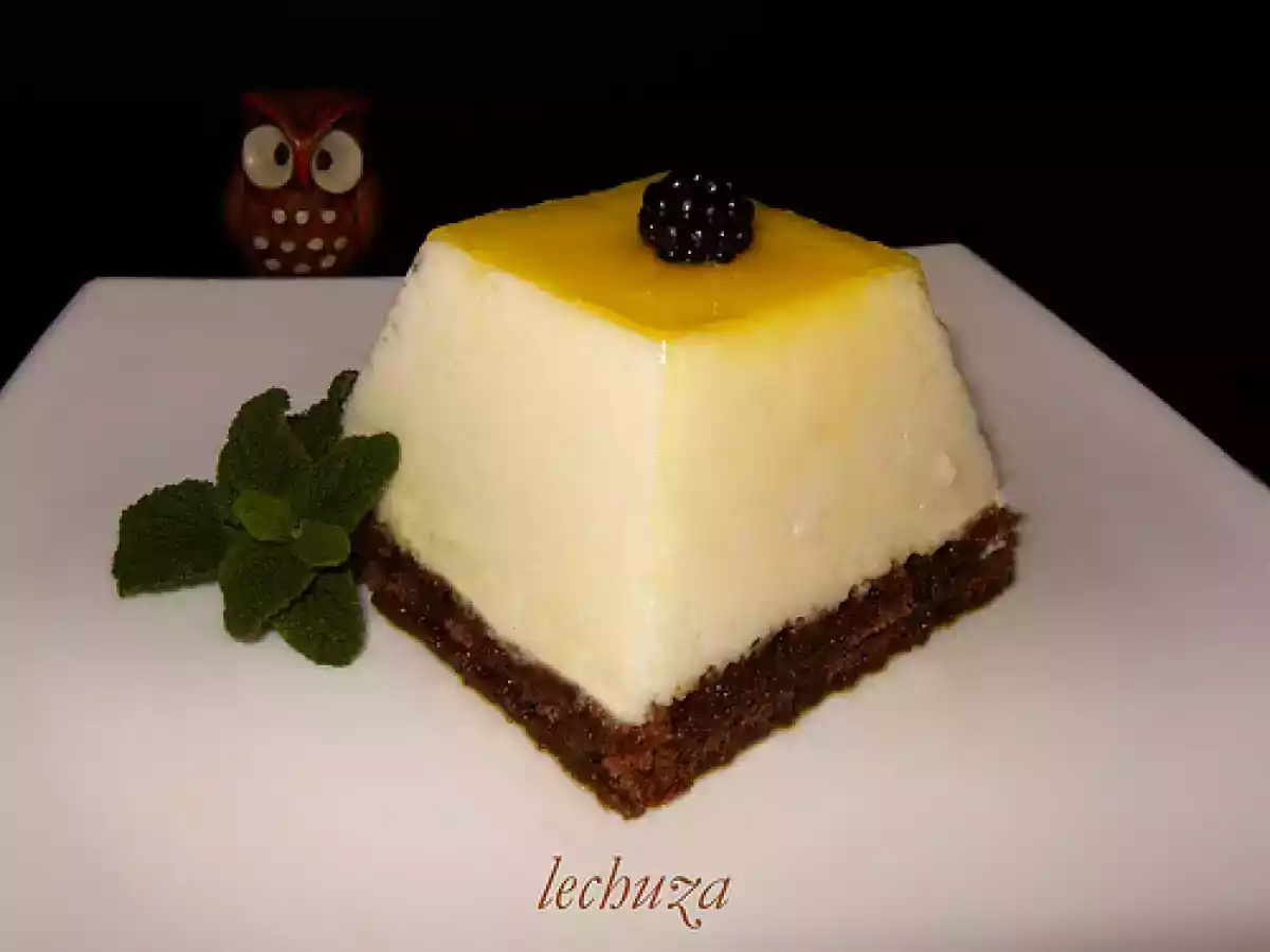 Bavarois de limón y chocolate - foto 2