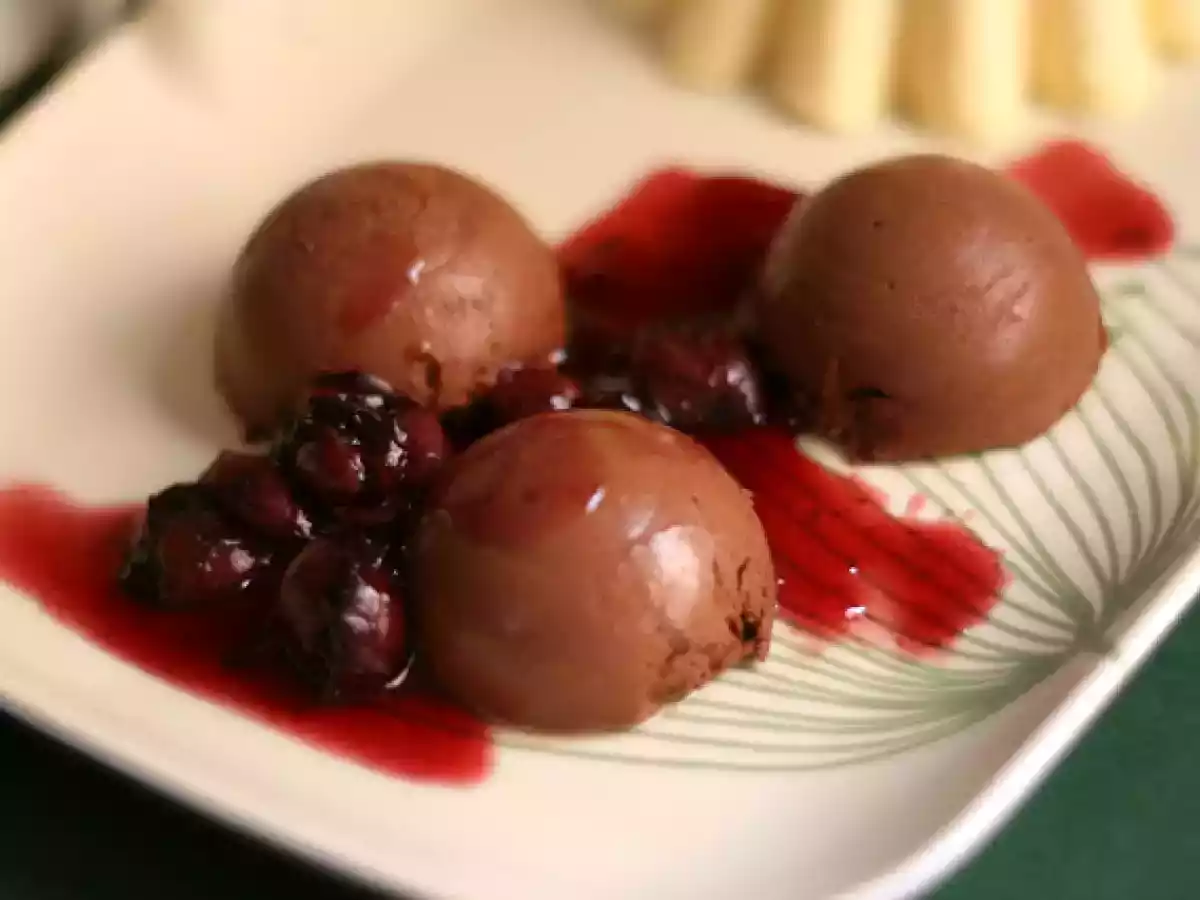 Bavarois de tres chocolates - foto 2