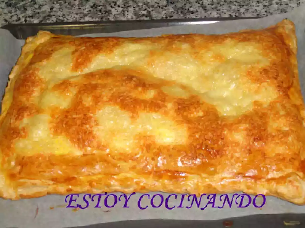Bechamela, hojaldres rellenos de jamón cocido y queso - foto 3