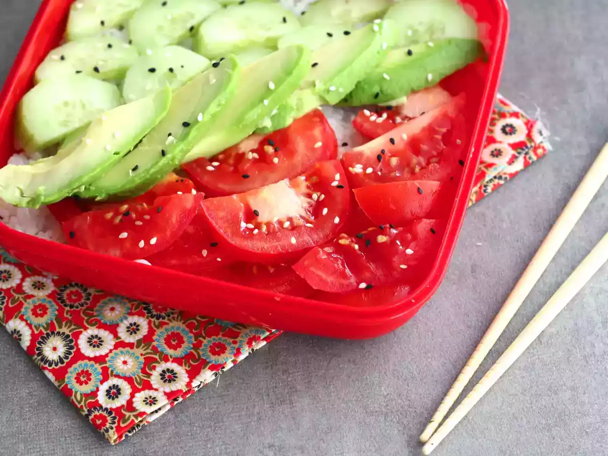 Bento Vegano (con arroz aliñado) - foto 2