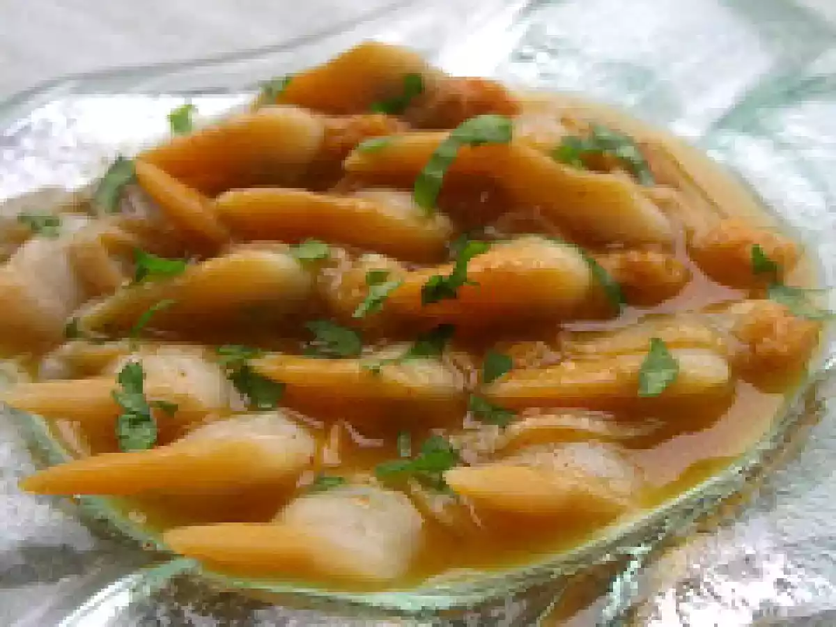 Berberechos con salsa espinaler