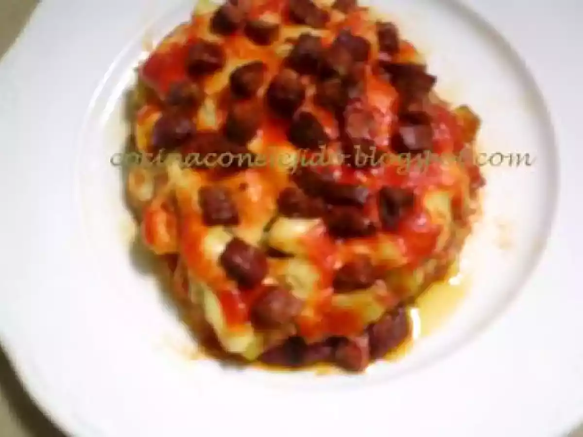 BERENJENA Y CALABACIN AL QUESO